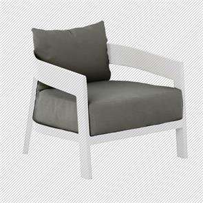 Auflagenset für Vento 1-Sitzer/Sessel Sitz- u. Rückenkissen Sunproof 2-teilig