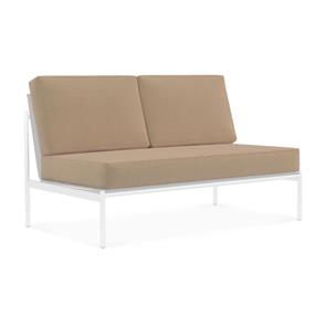 Auflagenset Snix 2-Sitzer Sofa/Mittel-/Seitensitz 1x Sitz- u. 2x Rückenkissen Sunproof 3-teilig