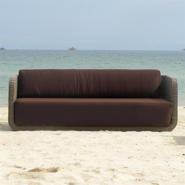 Auflagenset Kubu Lounge Sofa 3-Sitzer Nagata