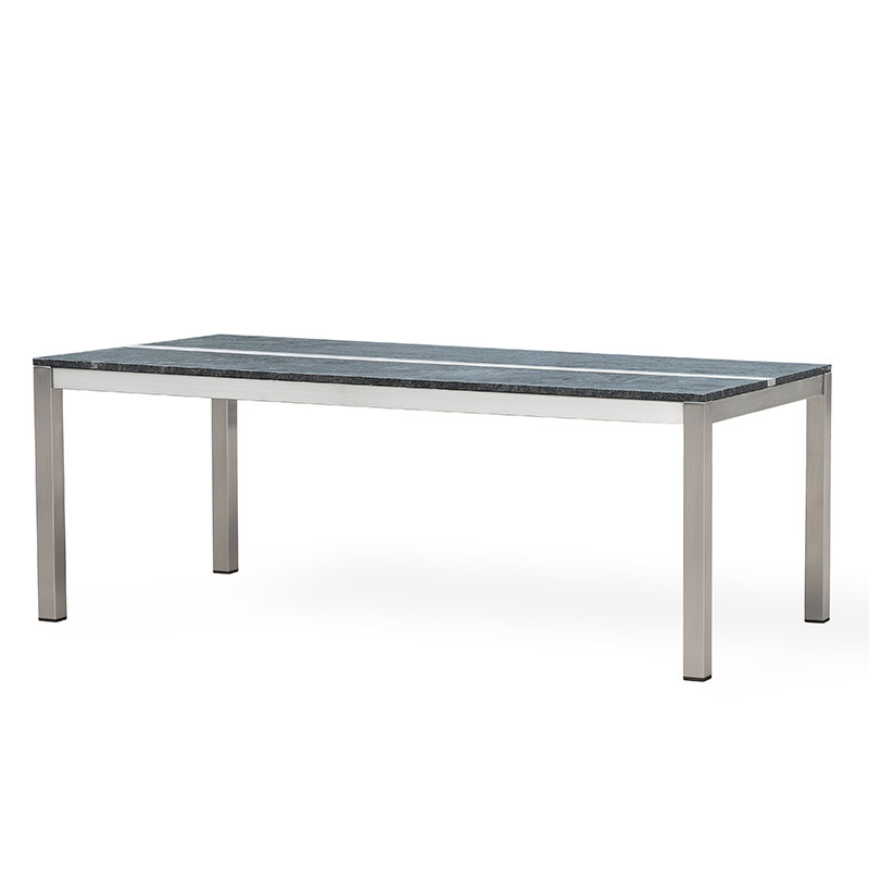 Tingra Tisch mit Granitplatte 210 x 100 x 75 cm 2 G… | HOMEofTEAK